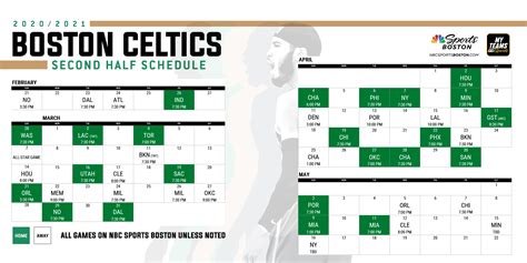 Boston Celtics TV Schedule .